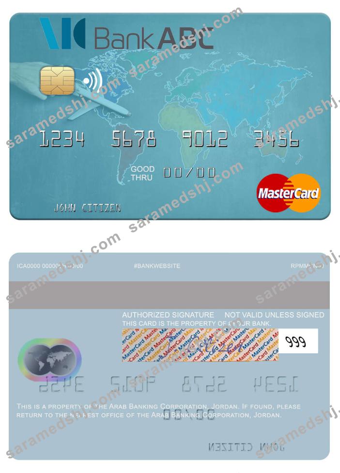 Jordan Arab Banking Corporation mastercard